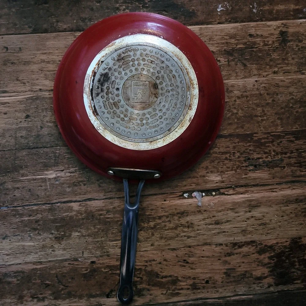 Red Copper BulbHead Ceramic Non-Stick Frying Pan Skillet Red‎ 10 Inch